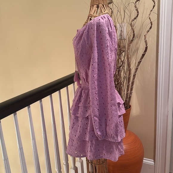 Cake for dinner purple eyelet dress - Picture 4 of 11